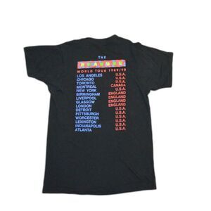 Vintage Paul McCartney World Tour 1989-90 T-Shirt L Black Brockum Single Stitch